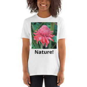 Flower Design Short-Sleeve Unisex T-Shirt