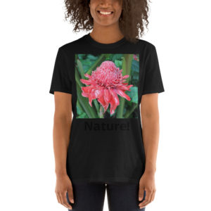 Flower Design Short-Sleeve Unisex T-Shirt