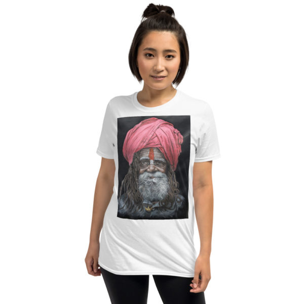 Wise Man in Turban Design T-Shirt