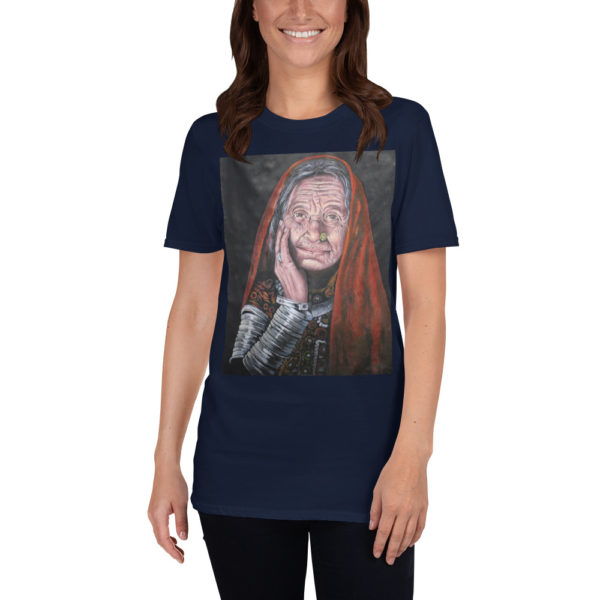 Old Lady India Design T-Shirt - Image 7