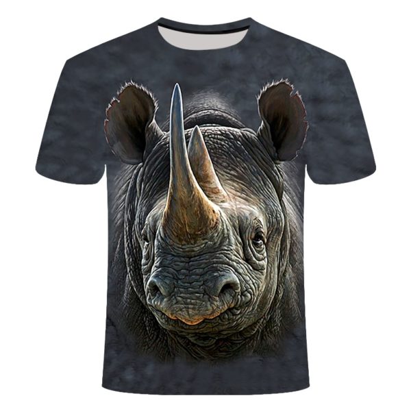 T-Shirts 3-D Printed Animal - Image 6