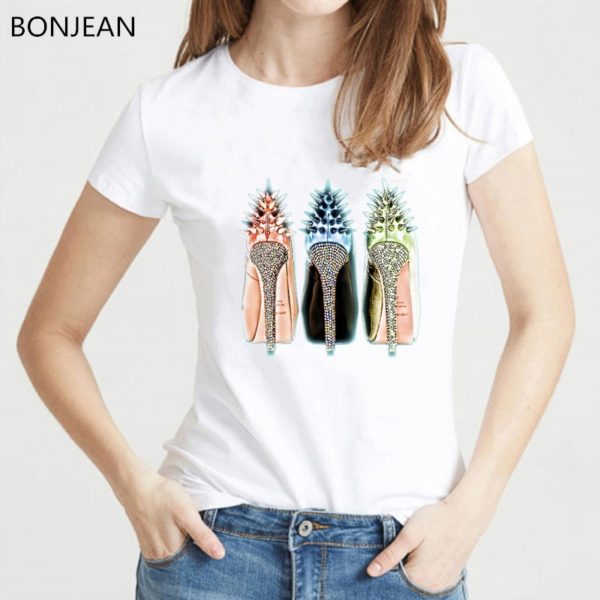 High Heels Hip Print T-Shirt - Image 2