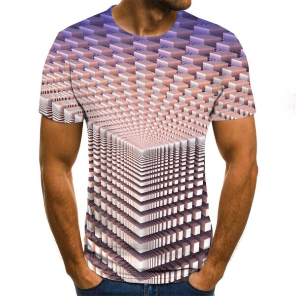 3-D Printed Fashion hip-hop T-Shirt - Image 3
