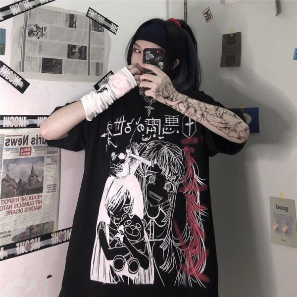 Goth Female T-shirt Punk - Image 3
