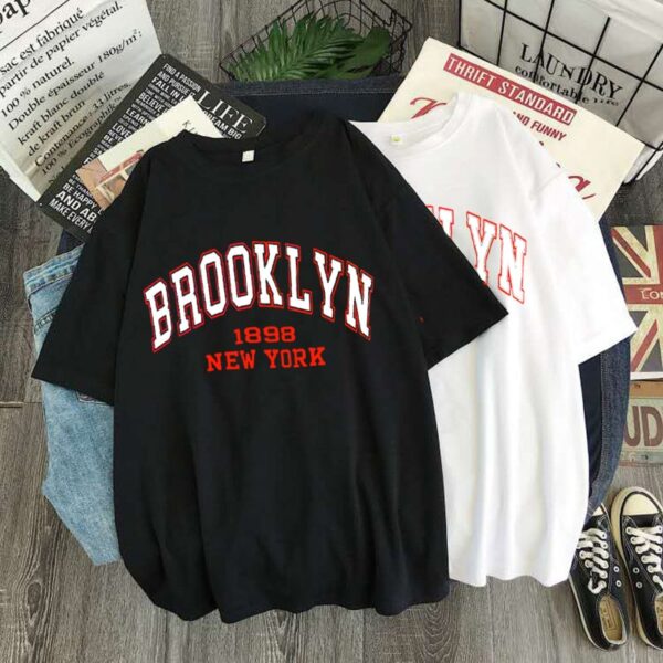 Brooklyn Printed  Short Sleeve T-Shirt - Image 2