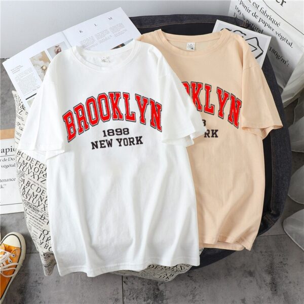 Brooklyn Printed  Short Sleeve T-Shirt - Image 4