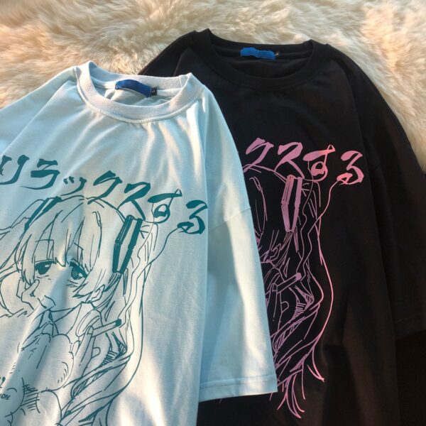 Harajuku Graphic Kawaii T-Shirt - Image 3