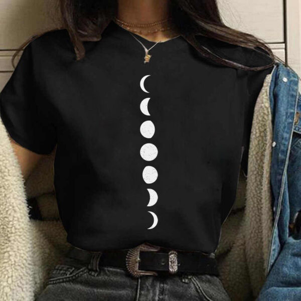 Moon Print T-Shirt - Image 2