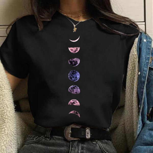 Moon Print T-Shirt - Image 3