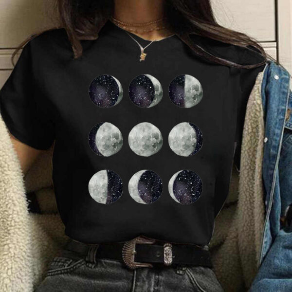 Moon Print T-Shirt - Image 4