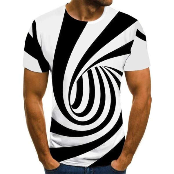 3D Design Novelty Print T-shirt - Image 2