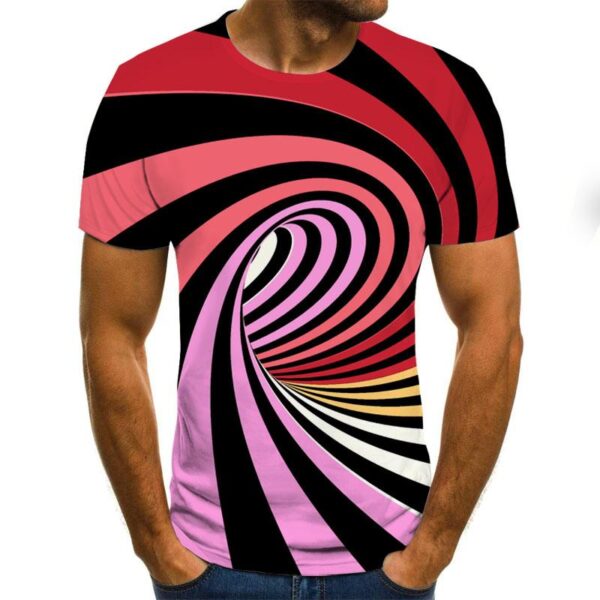 3D Design Novelty Print T-shirt - Image 3