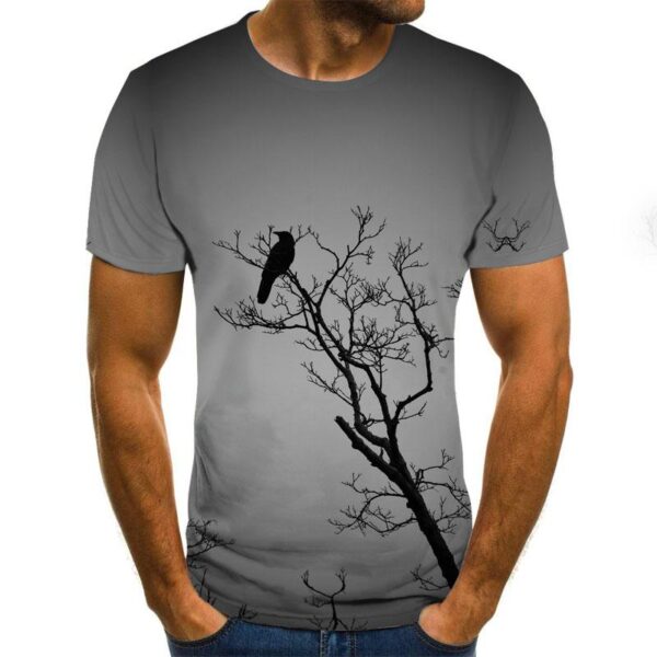 3D Design Novelty Print T-shirt - Image 4
