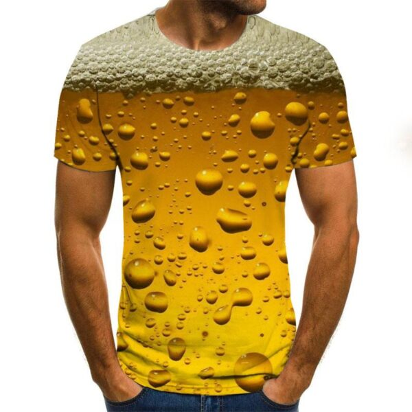 3D Design Novelty Print T-shirt