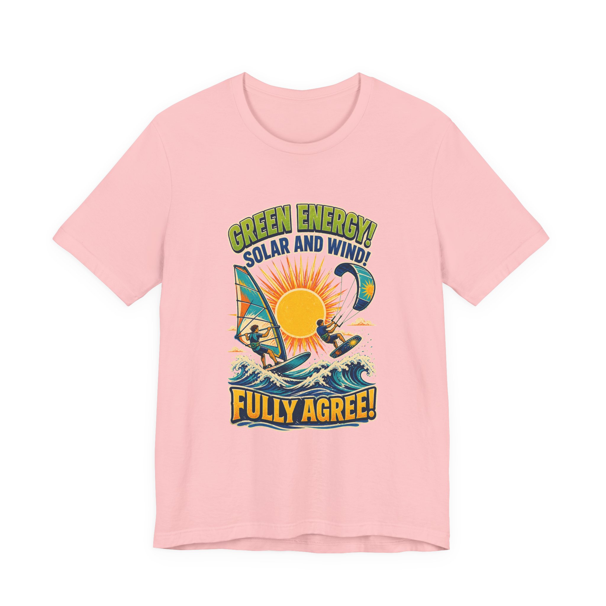 Green Energy Solar and Wind Fully Agree T-Shirt | Renewable Energy Tee - Image 19