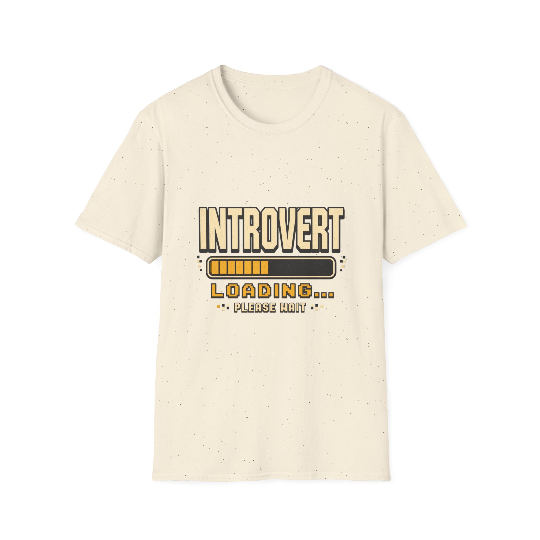 Introvert Loading Graphic Tee | Introvert Shirt, Loading Bar Design - Image 9