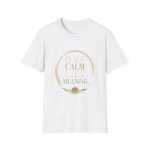 Peace Calm Life tee | Inspirational Typography T-Shirt