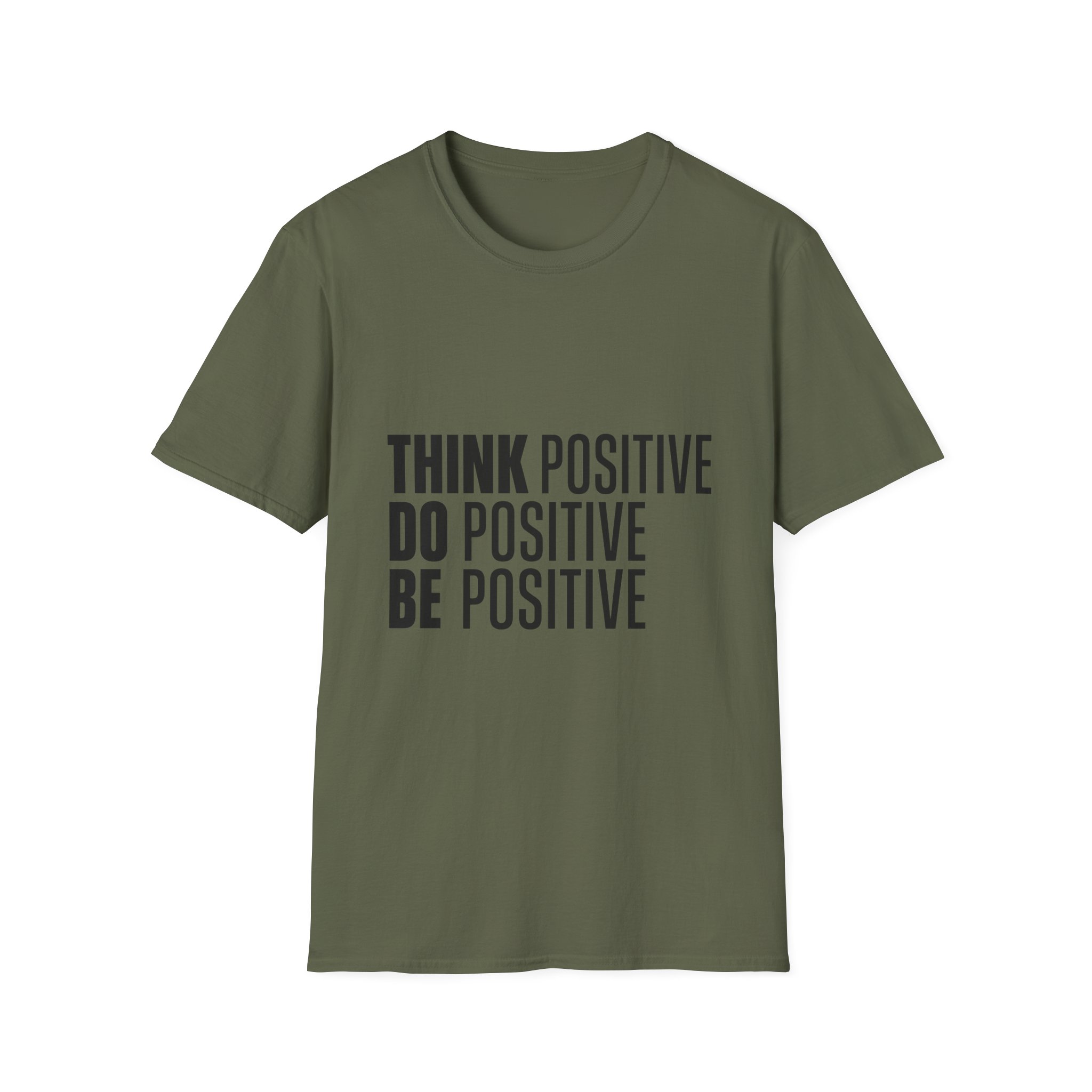 Think Positive Do Positive Be Positive T-Shirt | Inspirational Quote Tee - Image 10