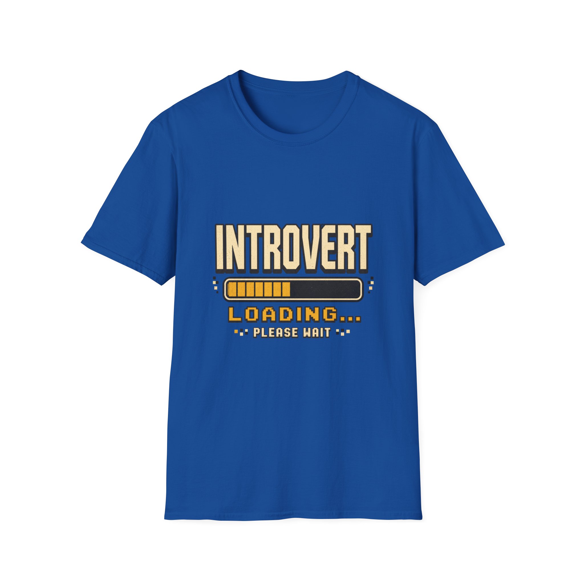 Introvert Loading Graphic Tee | Introvert Shirt, Loading Bar Design - Image 16