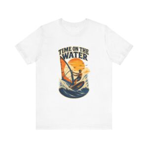 Time on the Water windsurfing tee | Sailboard graphic shirt